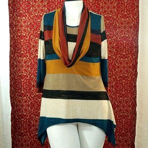 CHIASSO cowl neck blouse M✨